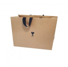 아미 쇼핑백 크라프트지250g,먹1도, 먹스판테이프끈/S0508