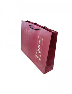 복분자 쇼핑백 160편아트/검정 아일렛 검정브레이드끈/S0525