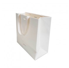 매립형 쇼핑백/매직패브릭아이보리색220g/40수민자테이프끈/S0573